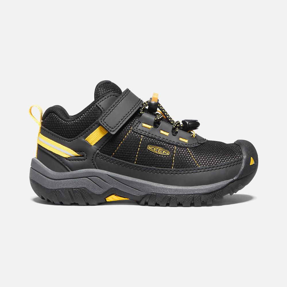 Keen Spor Ayakkabı Çocuk Siyah/Sarı - Targhee Sport Vent Shoes - Türkiye KCLJ86405